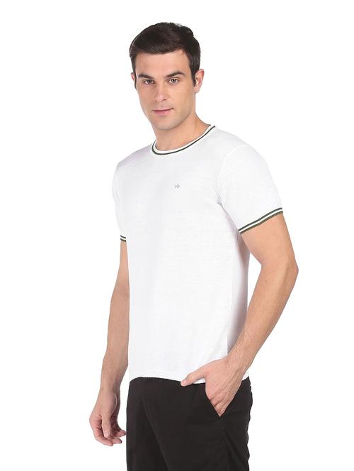 crew neck solid regular t-shirt - 18540311 - Very Small Image - 1