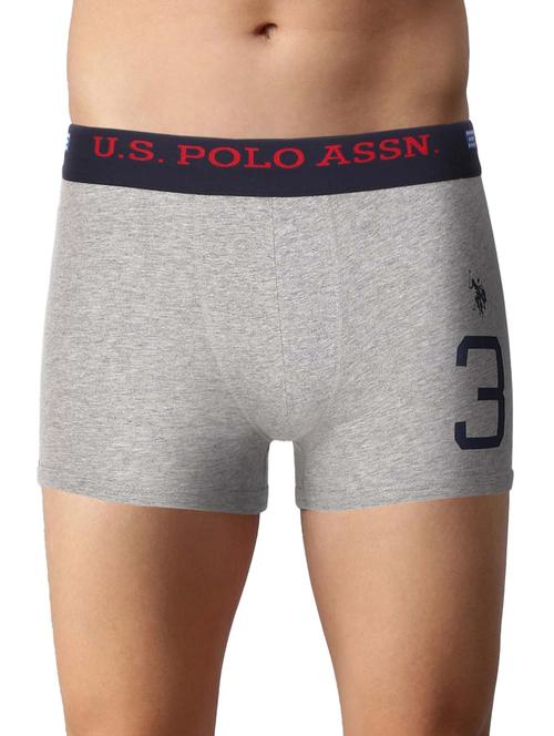 grey printed trunks brief - 18541759 - Very Small Image - 1