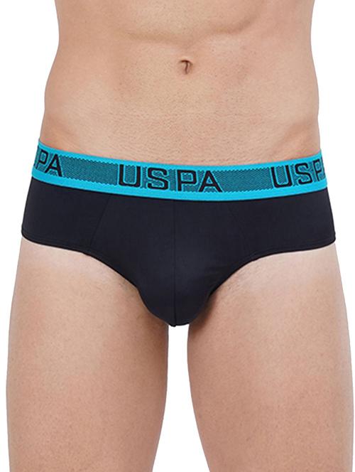 navy solid hipster brief - 18541836 - Very Small Image - 1