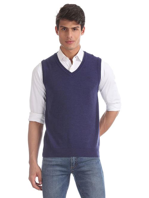 v neck solid cardigan - 18541876 - Very Small Image - 1