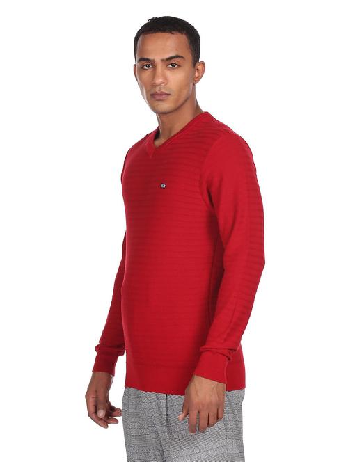 round neck solid pullover - 18541916 - Very Small Image - 1