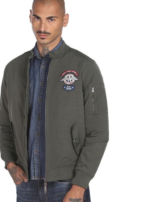 olive green bomber jacket - 18542124 - Very Small Image - 1