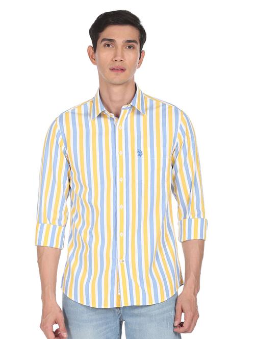 multi striped casual shirt - 18542851 - Very Small Image - 1