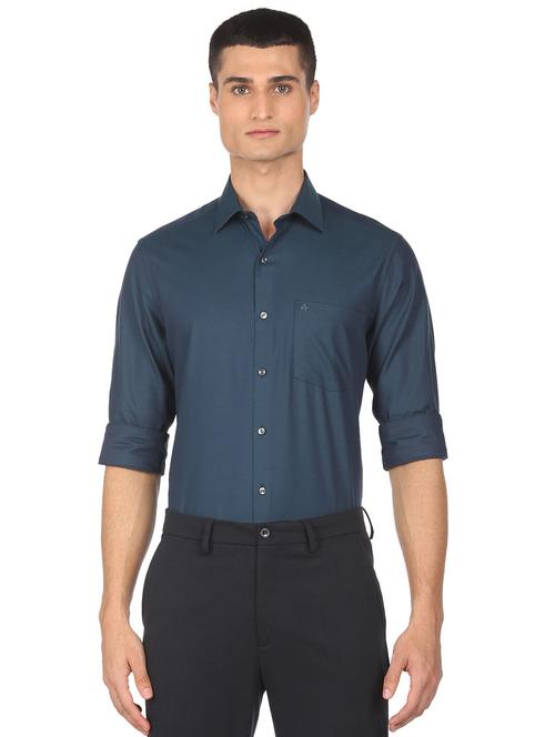 mens solid casual shirt - 18543211 - Very Small Image - 1