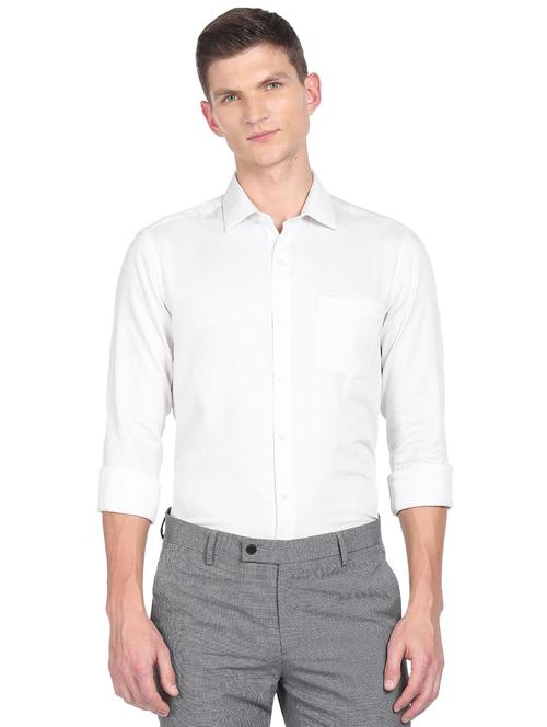 mens self design formal shirt - 18543424 - Very Small Image - 1