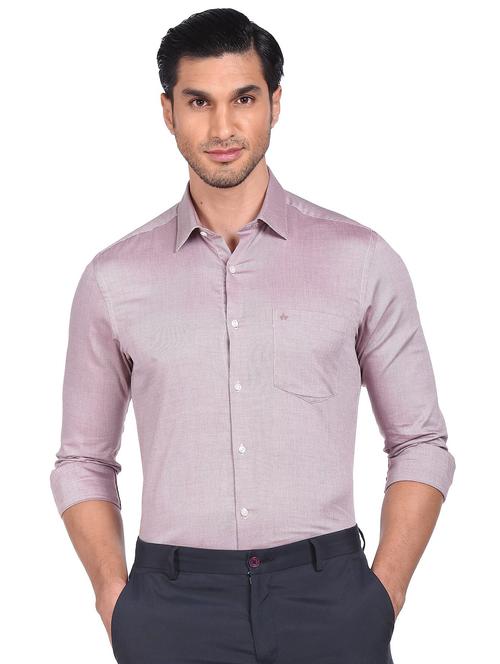 mens self design casual shirt - 18543550 - Very Small Image - 1
