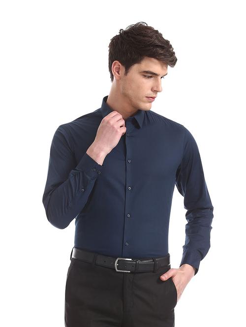 solid casual shirt - 18543650 - Very Small Image - 1