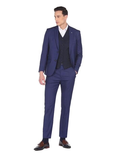 notched lapel single breasted suit - 18544255 - Very Small Image - 1