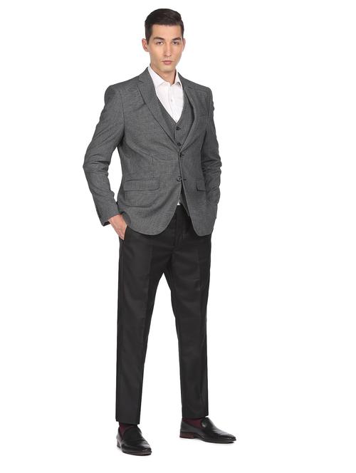 notched lapel single breasted suit - 18544258 - Very Small Image - 1