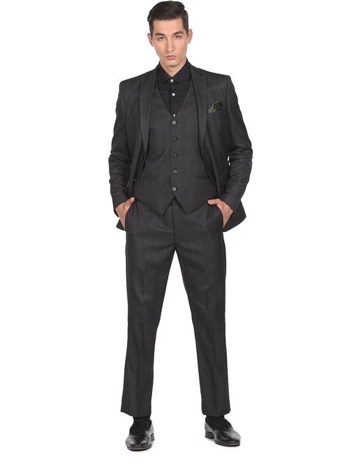 notched lapel single breasted suit - 18544277 - Very Small Image - 1