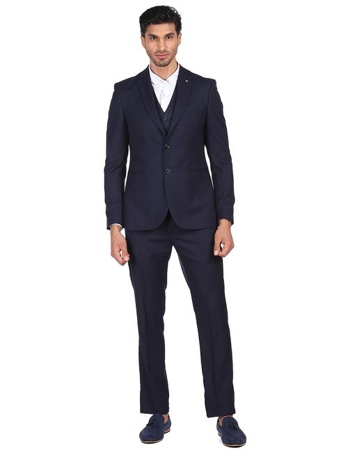 notched lapel single breasted suit - 18544302 - Very Small Image - 1