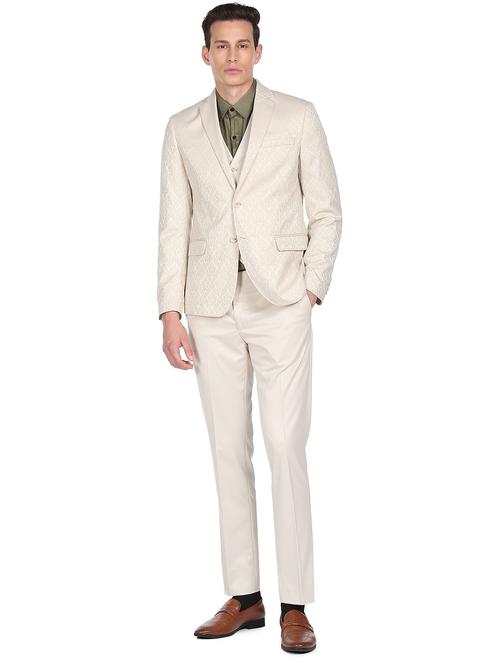notched lapel single breasted suit - 18544304 - Very Small Image - 1