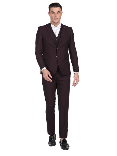 notched lapel single breasted suit - 18544305 - Very Small Image - 1