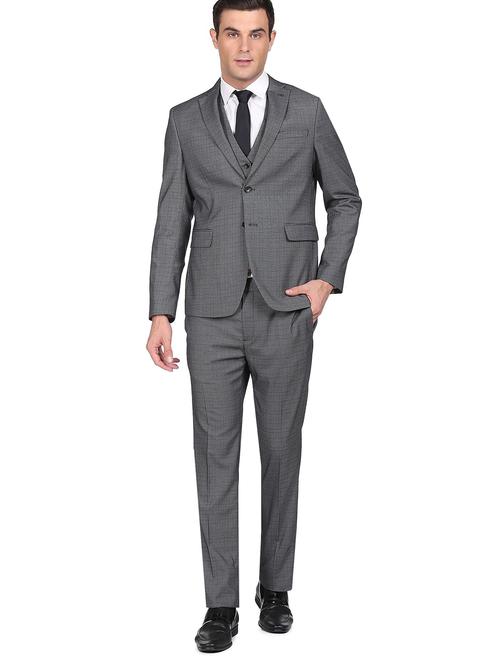 notched lapel single breasted suit - 18544326 - Very Small Image - 1