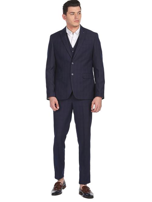 notched lapel single breasted suit - 18544336 - Very Small Image - 1