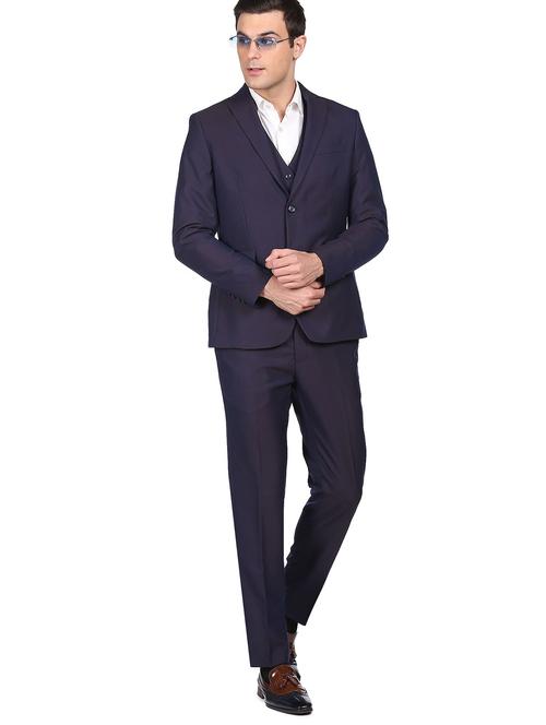 notched lapel single breasted suit - 18544345 - Very Small Image - 1
