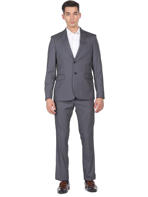 notched lapel single breasted suit - 18544346 - Very Small Image - 1