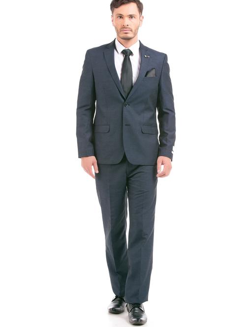 notched lapel single breasted suit - 18544350 - Very Small Image - 1