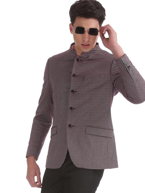 lapel neck single breasted casual blazer - 18544490 - Very Small Image - 1