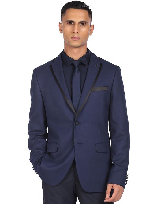lapel neck single breasted casual blazer - 18544588 - Very Small Image - 1