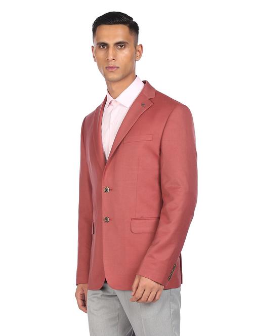 lapel neck single breasted casual blazer - 18544589 - Very Small Image - 1