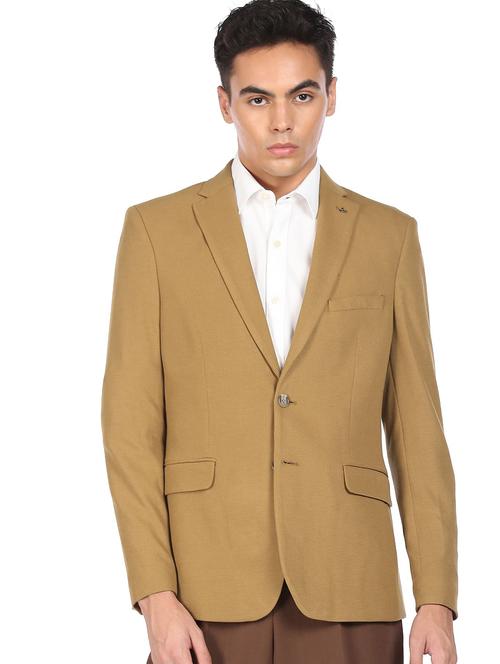 lapel neck single breasted casual blazer - 18544593 - Very Small Image - 1