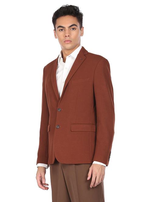 lapel neck single breasted casual blazer - 18544595 - Very Small Image - 1