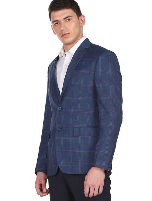 lapel neck single breasted casual blazer - 18544599 - Very Small Image - 1