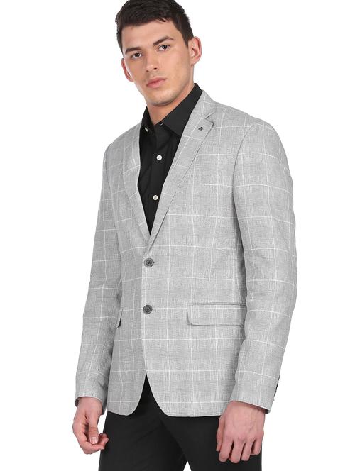 lapel neck single breasted casual blazer - 18544605 - Very Small Image - 1