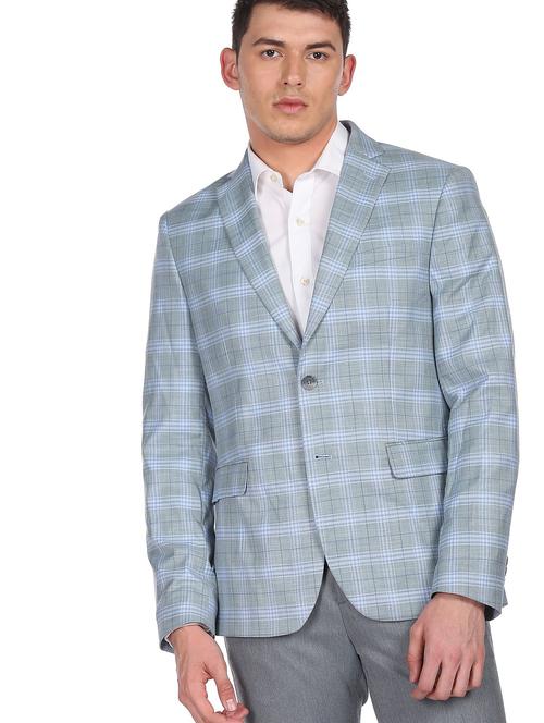lapel neck single breasted casual blazer - 18544606 - Very Small Image - 1