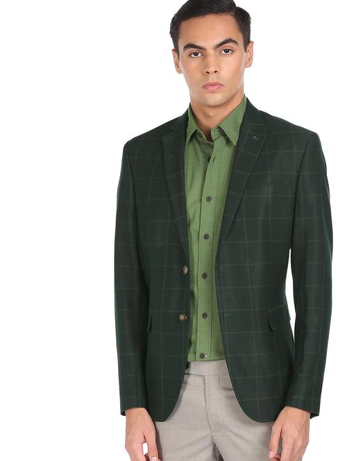 lapel neck single breasted casual blazer - 18544609 - Very Small Image - 1