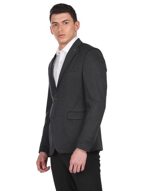 lapel neck single breasted casual blazer - 18544611 - Very Small Image - 1