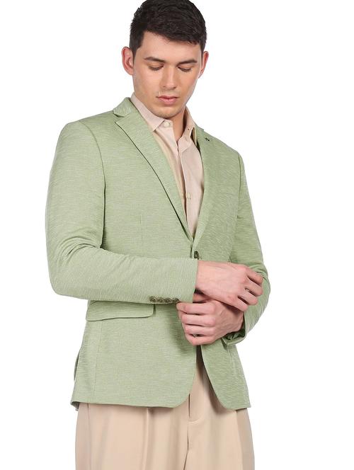 lapel neck single breasted casual blazer - 18544614 - Very Small Image - 1