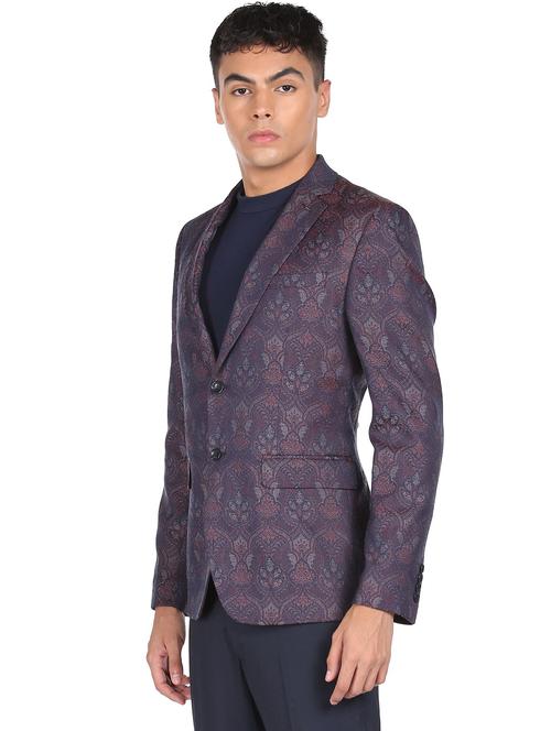 lapel neck single breasted casual blazer - 18544625 - Very Small Image - 1
