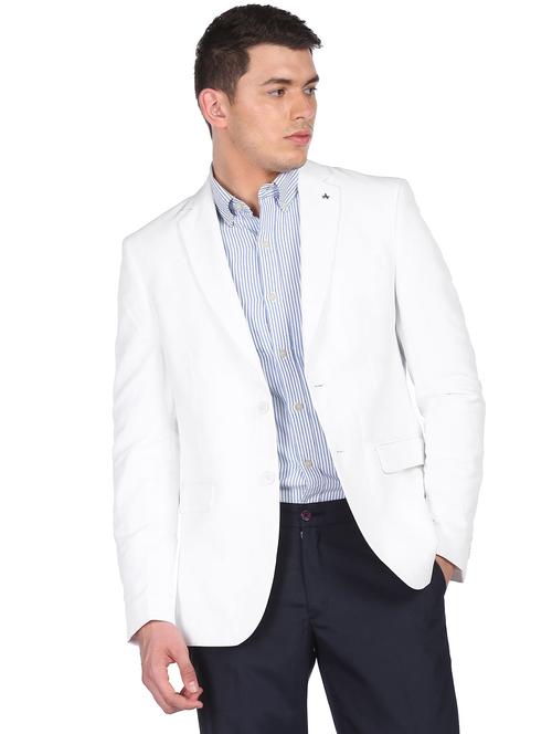 lapel neck single breasted casual blazer - 18544628 - Very Small Image - 1