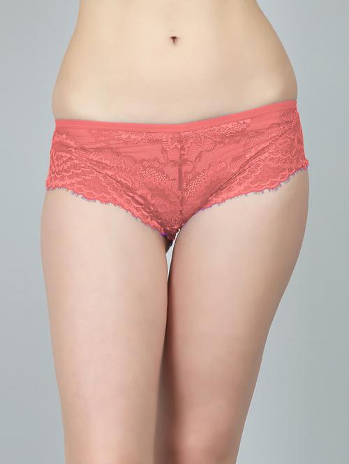 mid rise laced hipster panty - 18546866 - Very Small Image - 1