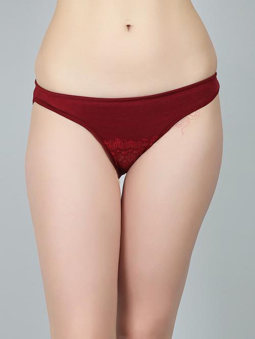 low rise solid bikini panty - 18546868 - Very Small Image - 1