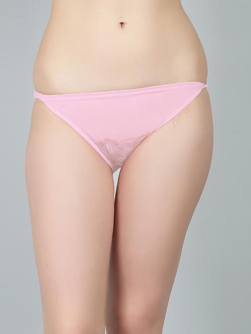low rise solid tanga panty - 18546873 - Very Small Image - 1