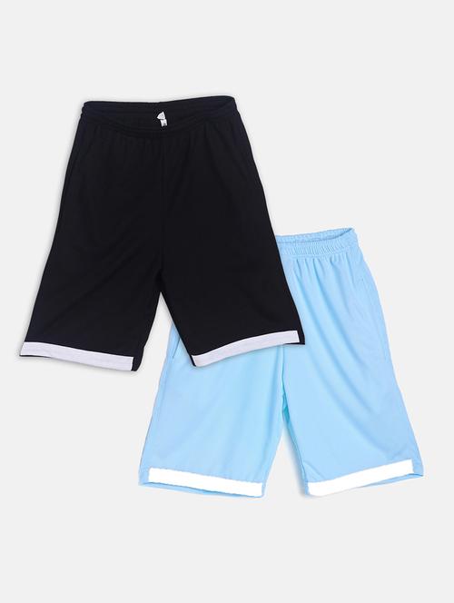 boys pack of 2 solid shorts - 18547066 - Very Small Image - 1