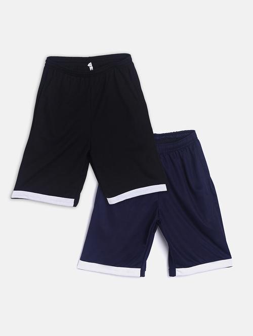 boys pack of 2 solid shorts - 18547067 - Very Small Image - 1