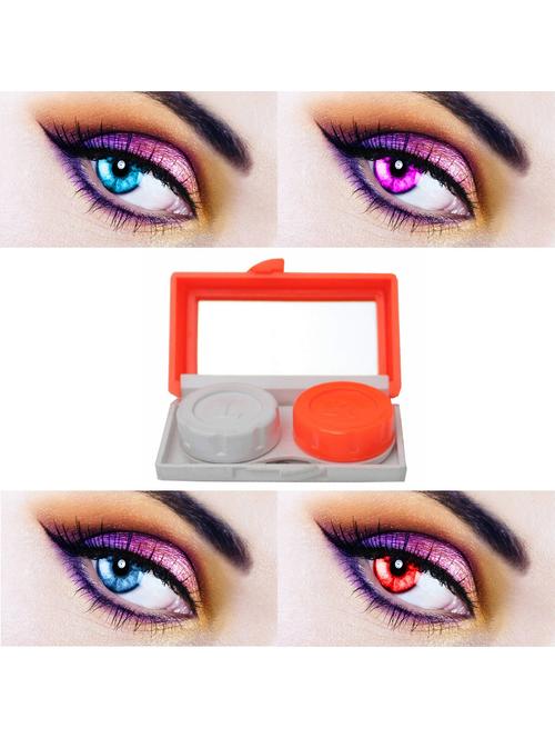 unisex set of 2 contact lenses with travel kit - 18547274 - Very Small Image - 1