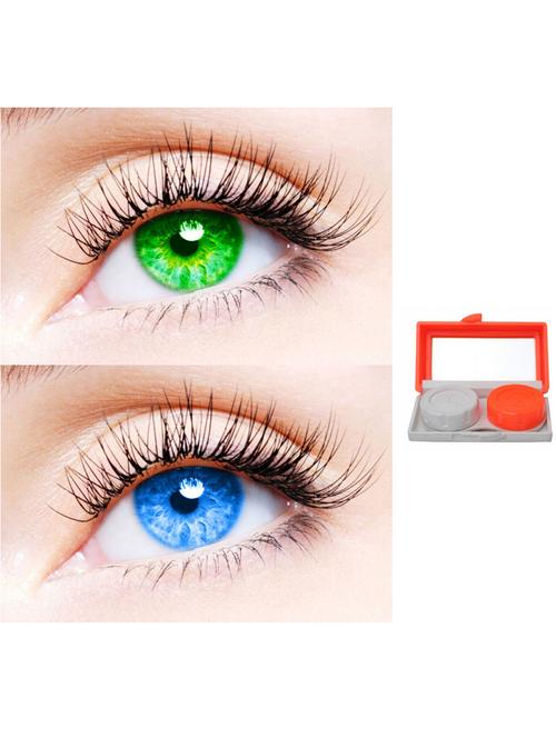 unisex set of 2 contact lenses with kit - 18547299 - Very Small Image - 1