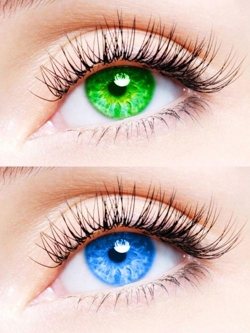 unisex set of 2 contact lenses - 18547302 - Very Small Image - 1