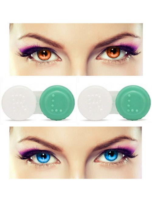 unisex contact lenses with case - 18547345 - Very Small Image - 1