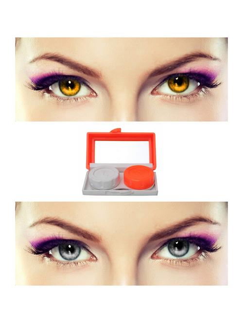 unisex contact lenses with kit - 18549021 - Very Small Image - 1