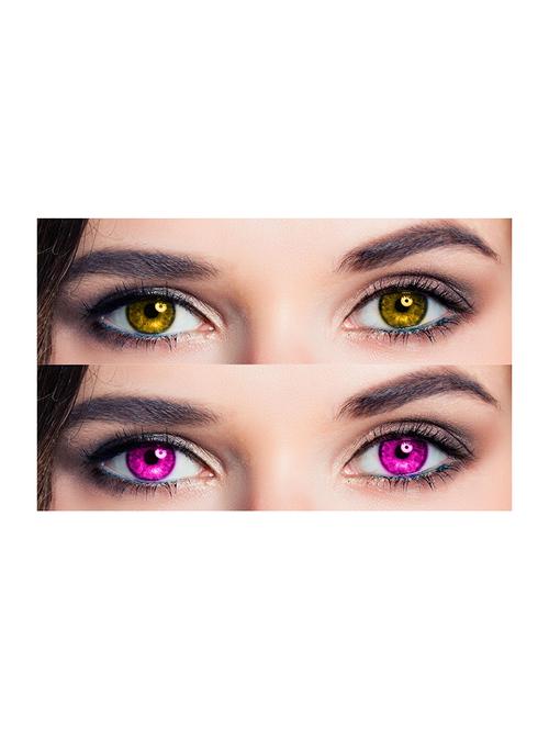 hazel and violet monthly color contact lense 2 pair with case - 18549123 - Very Small Image - 1