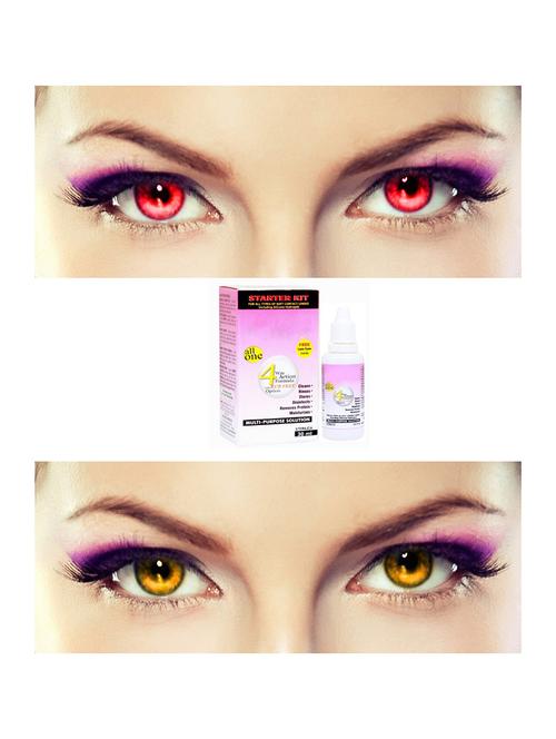 unisex combo contact lenses with solution - 18549209 - Very Small Image - 1