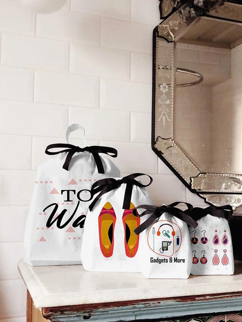 white fabric utility bag - 18550467 - Very Small Image - 1