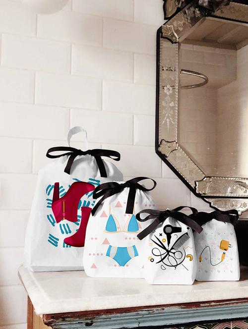 crazy corner foldable laundry basket / bag - 18550475 - Very Small Image - 1