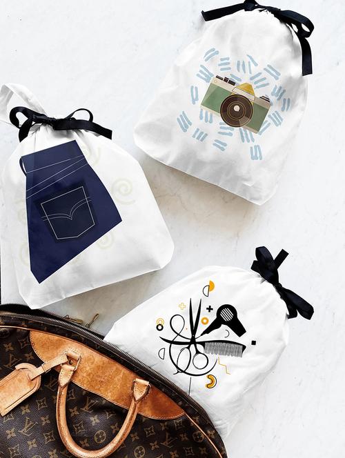crazy corner foldable laundry basket / bag - 18550536 - Very Small Image - 1